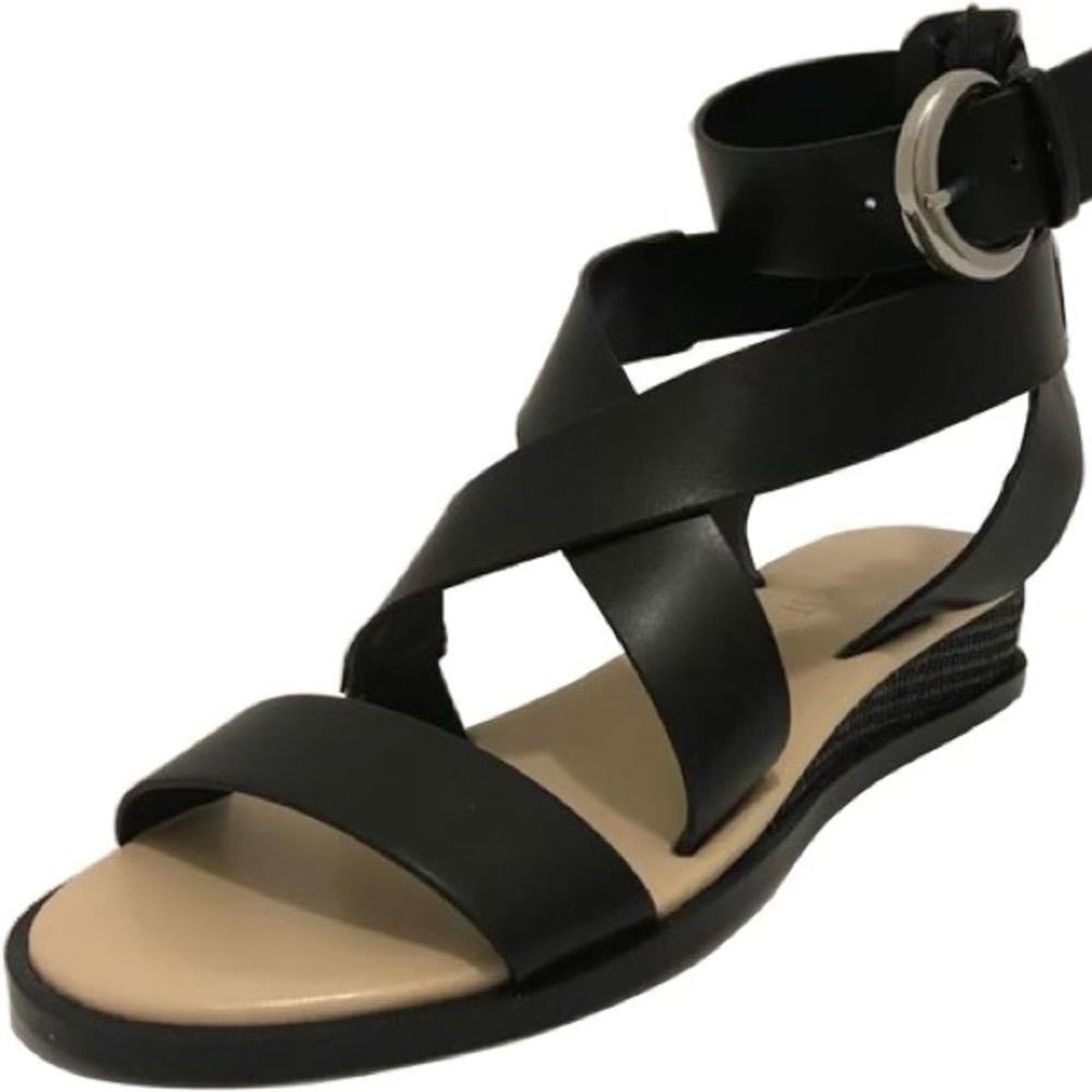 NWT Nine West Women’s Ankle Strap Leather Sandals, Sz: 7M
